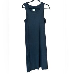 For Day Women’s Knit Sleeveless MIDI Dress. Black size large.